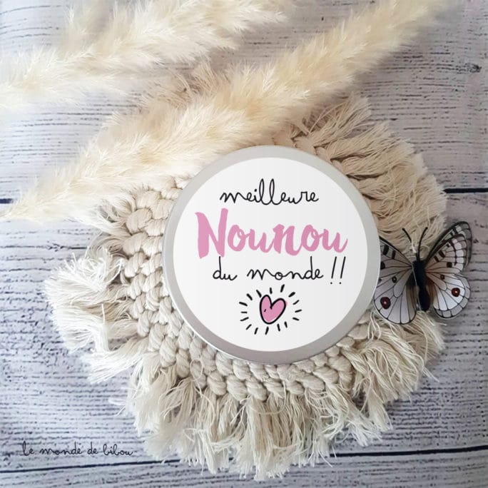 Bougie cadeau Meilleure Nounou
