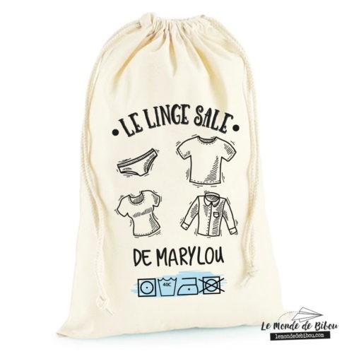 ac à linge sale personnalisé
