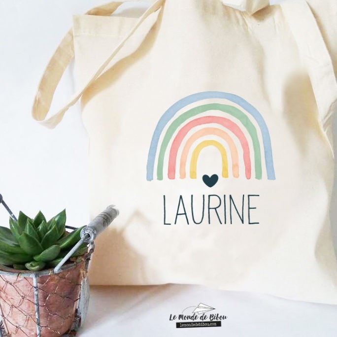 Tote bag Rainbow couleurs