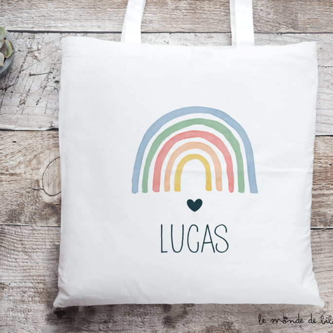 Tote bag Rainbow couleurs