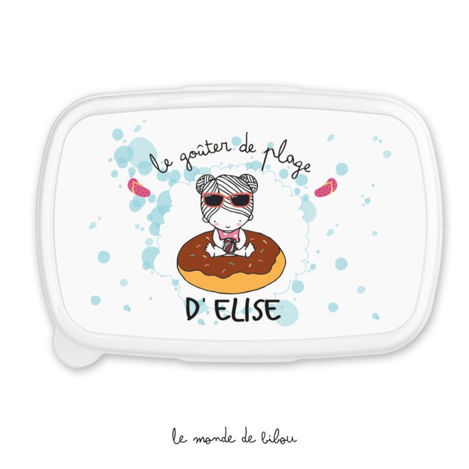 Boîte à Goûter Bouée donut fille
