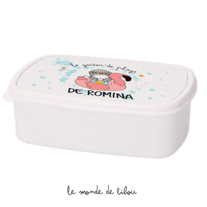 Boîte à Goûter Bouée flamant rose