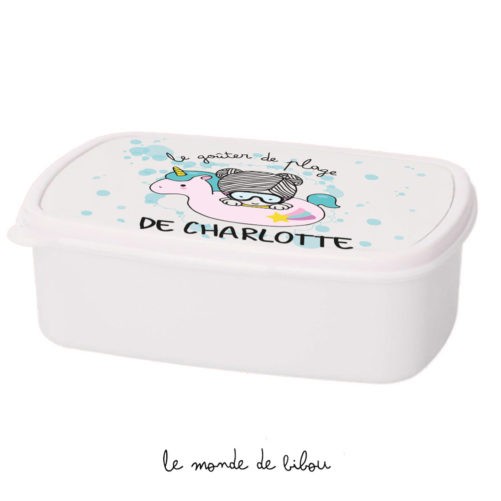 Boîte à Goûter Bouée licorne fille