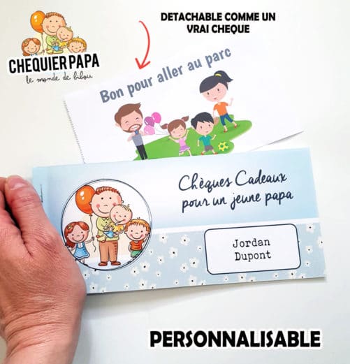 Chéquier pour un papa