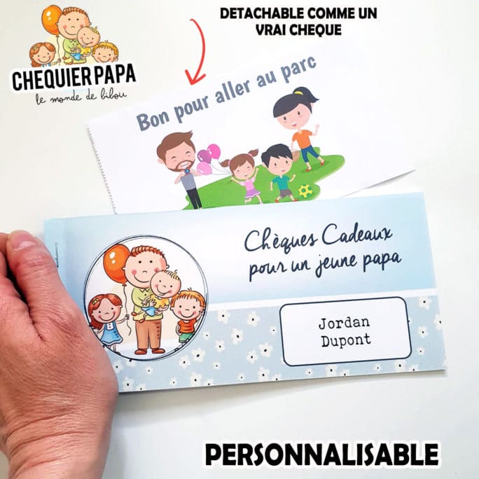 Chéquier pour un papa