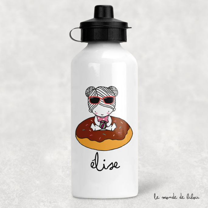 Gourde bouée donut fille