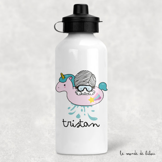 Gourde bouée licorne garçon