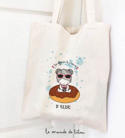 Tote bag bouée Donut fille