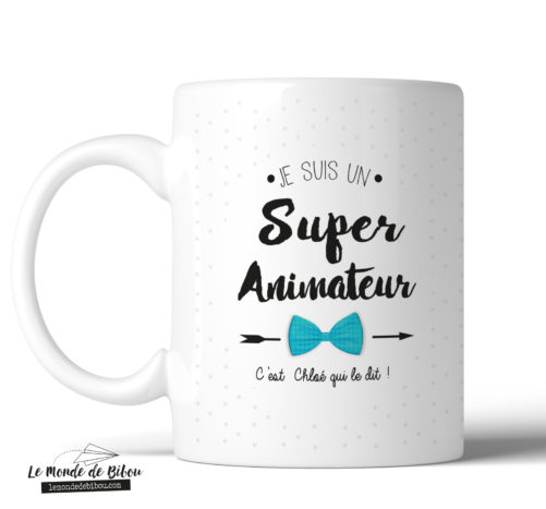 Mug personnalisé cadeau animateur