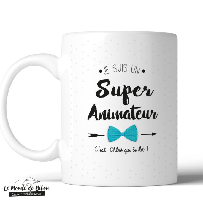 Mug personnalisé cadeau animateur