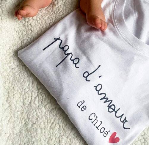 T-shirt Papa d'amour