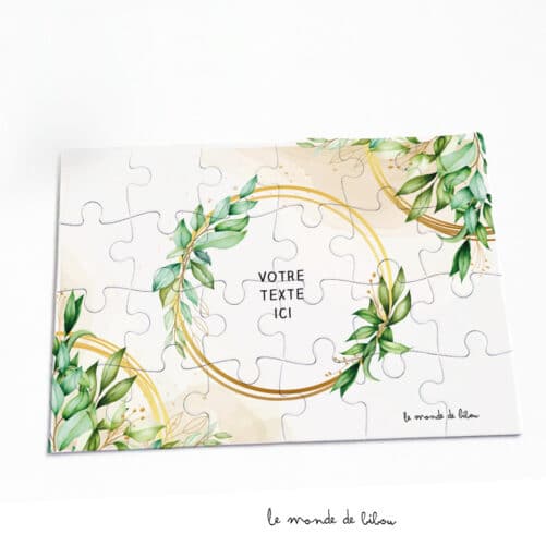 Puzzle personnalisable Eucalyptus