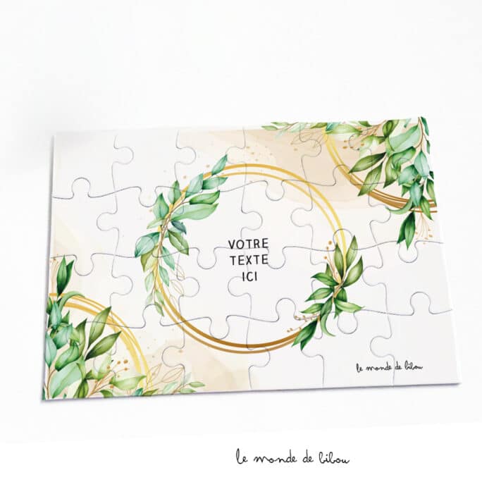 Puzzle personnalisable Eucalyptus