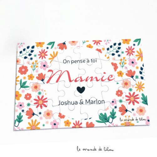 Puzzle On pense à toi Mamie