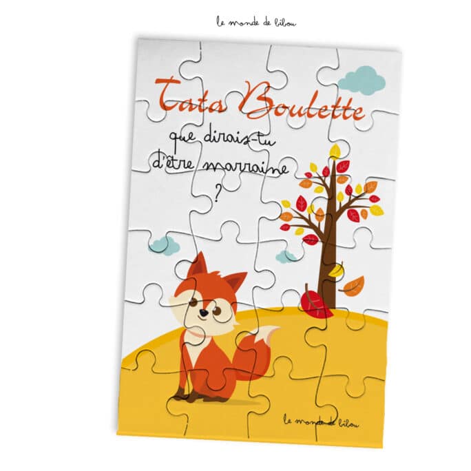 Puzzle demande Marraine Renard