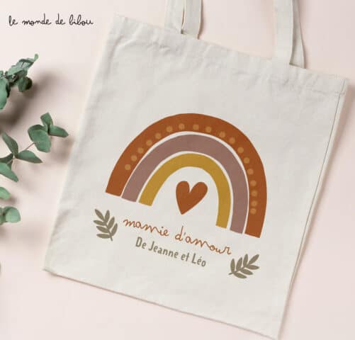 Sac personnalisé Mamie d'amour