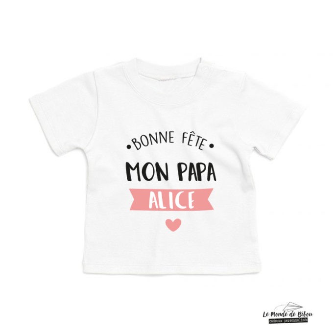 T-shirt bébé Fête des Pères