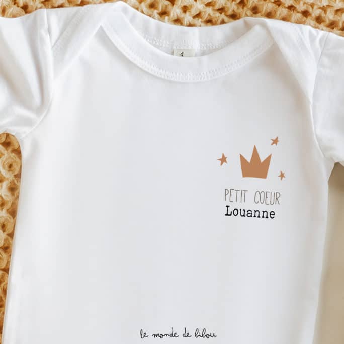 Body Petite couronne personnalisable