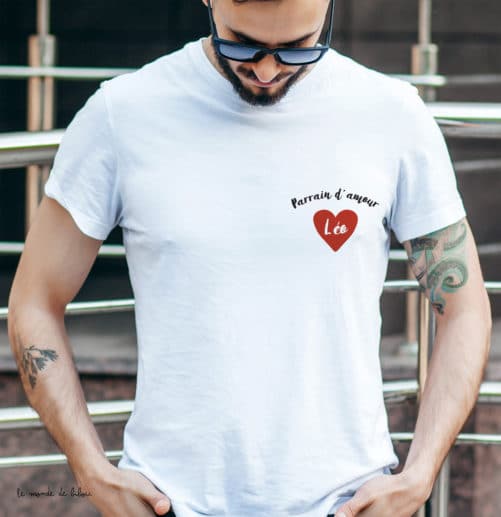 T-shirt Parrain d’amour