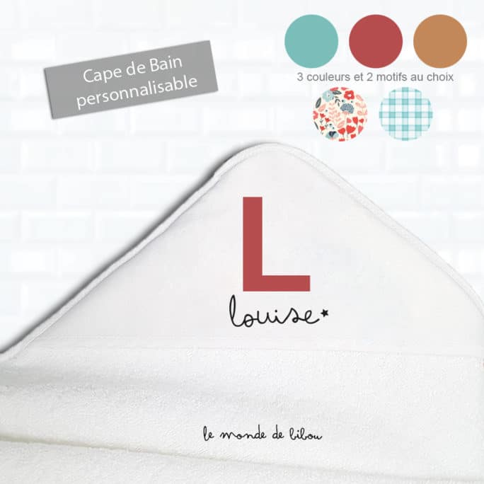 Cape de bain Initiale