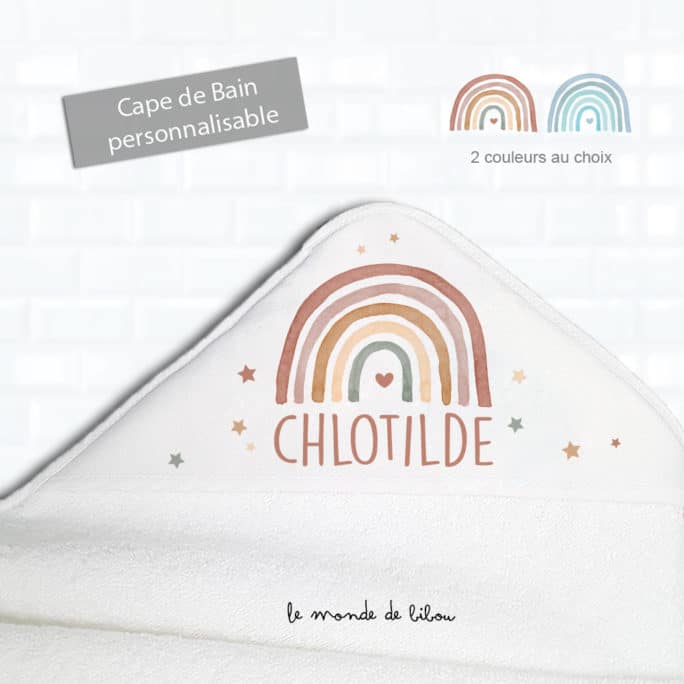 Cape de bain Rainbow