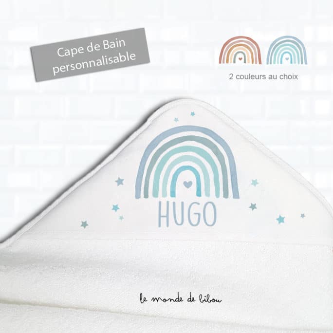 Cape de bain Rainbow