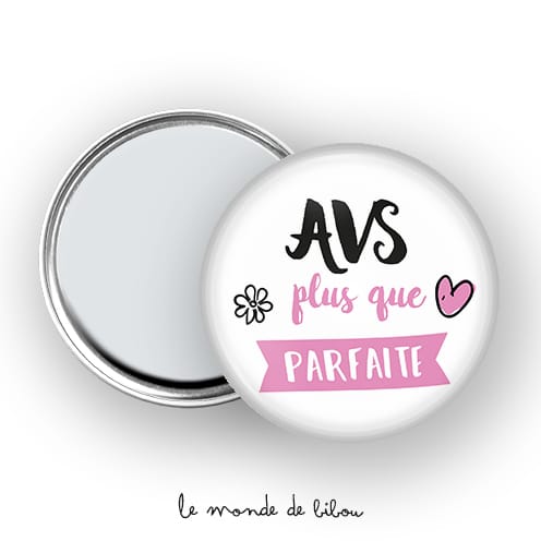 Miroir de poche AVS plus que parfaite