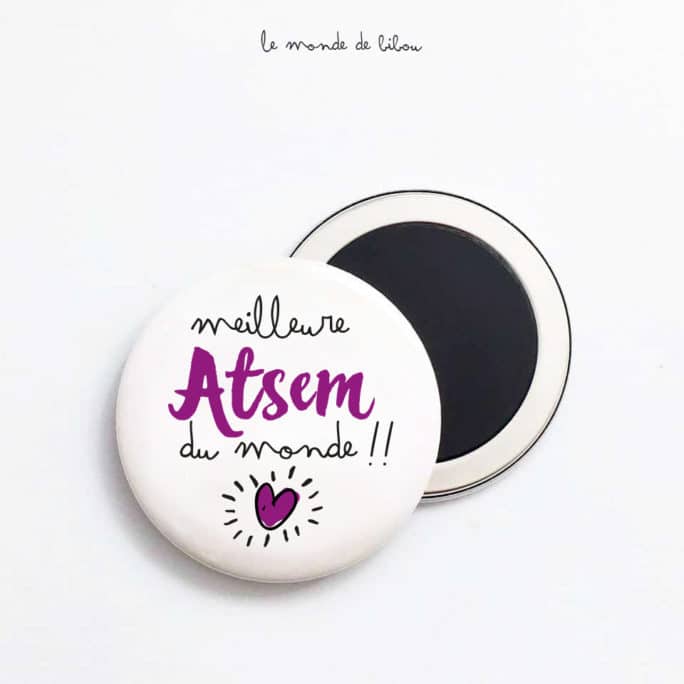 Magnet Meilleure Atsem du monde