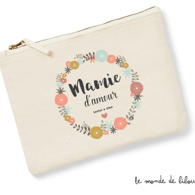 Pochette Trousse Mamie d'amour