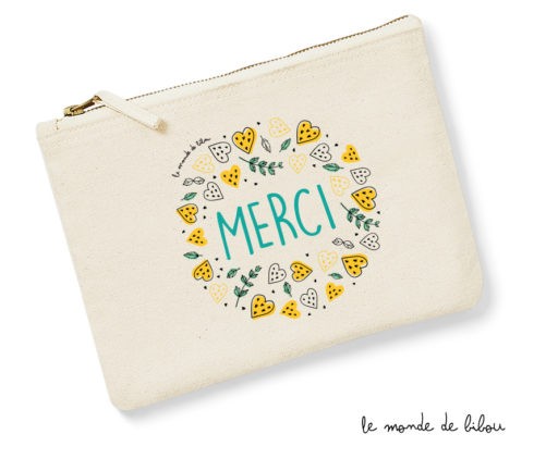 Pochette cadeau Merci