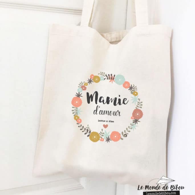 Tote bag Mamie d'amour