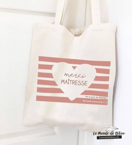 Tote bag Merci Maîtresse