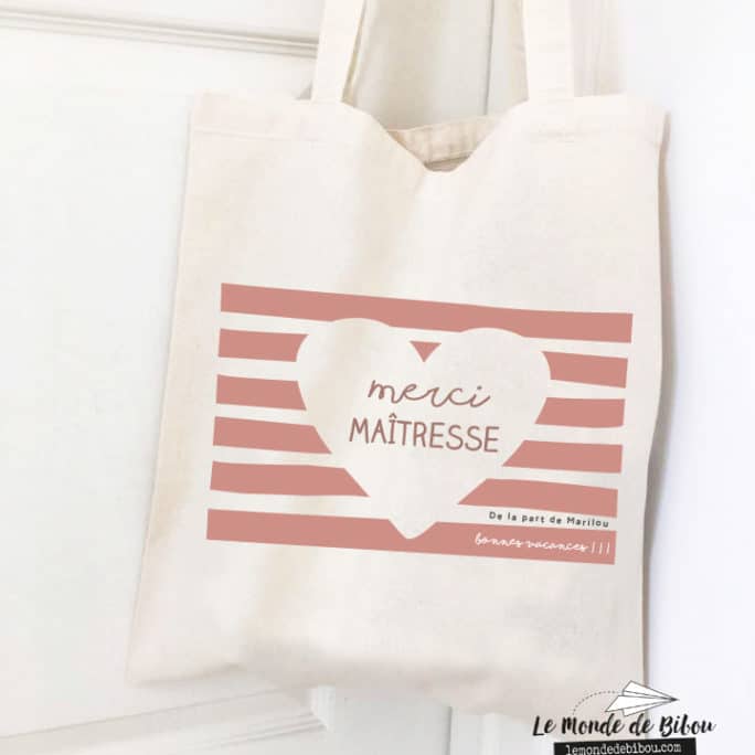Tote bag Merci Maîtresse