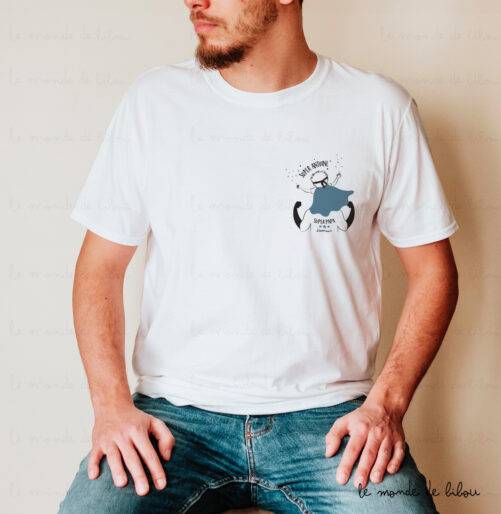 T-shirt personnalisé super papa