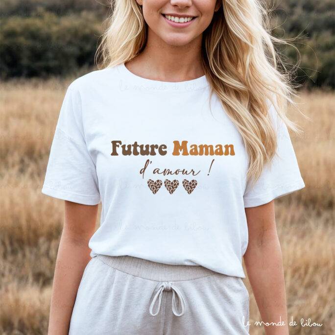 T-shirt Future Maman d'amour