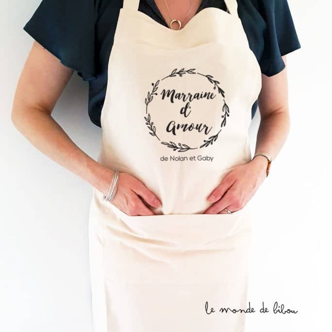 Tablier Marraine d'Amour