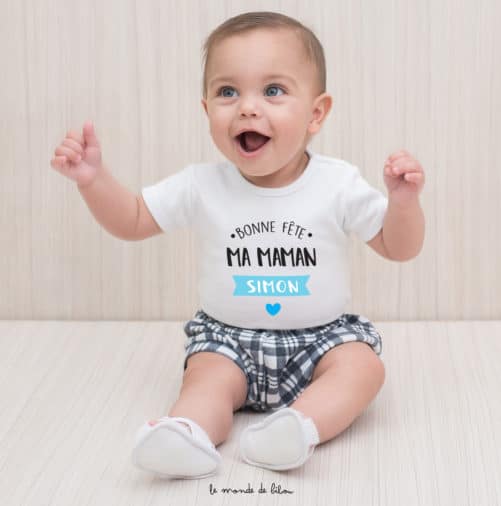 T-shirt bébé Fête des Mères
