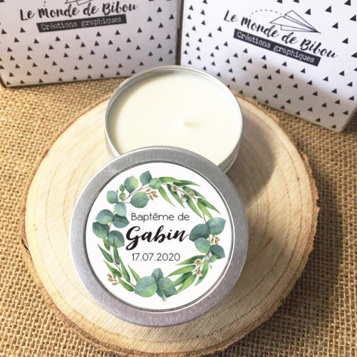 Lot de 12 bougies Eucalyptus