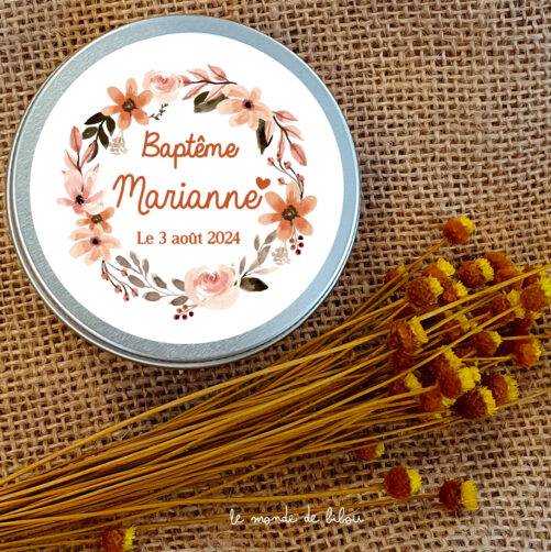 Lot de 10 bougies Terracotta