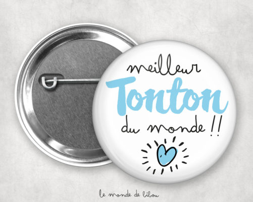 Badge Meilleur tonton du monde