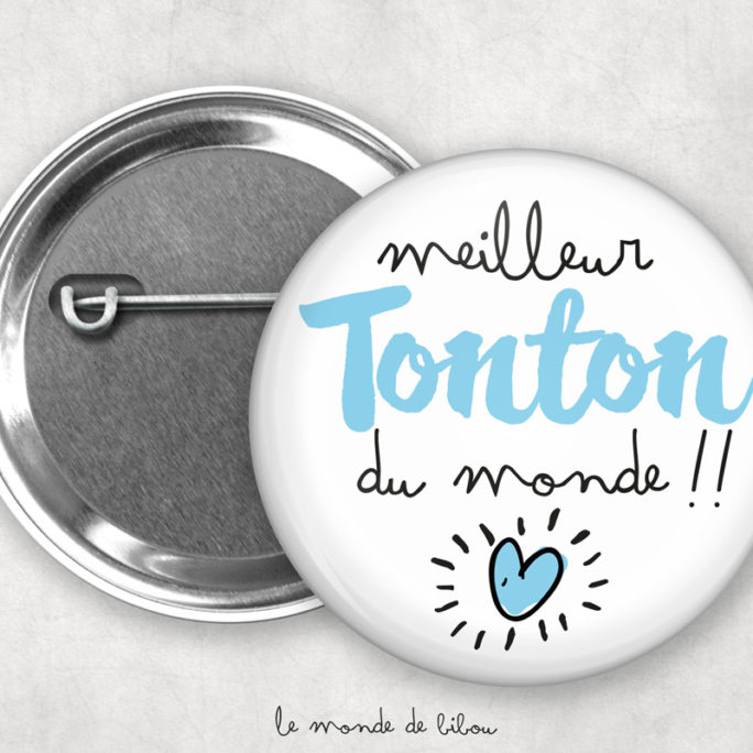Badge Meilleur tonton du monde