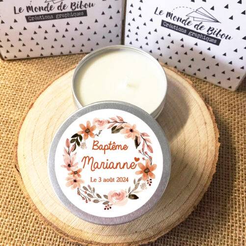 Lot de 10 bougies Terracotta