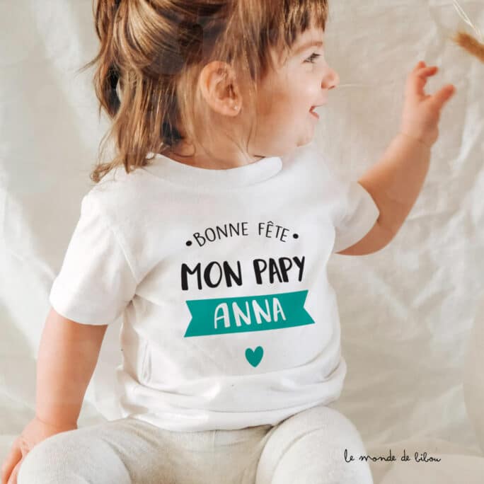 T-shirt bébé Fête des Grands-pères