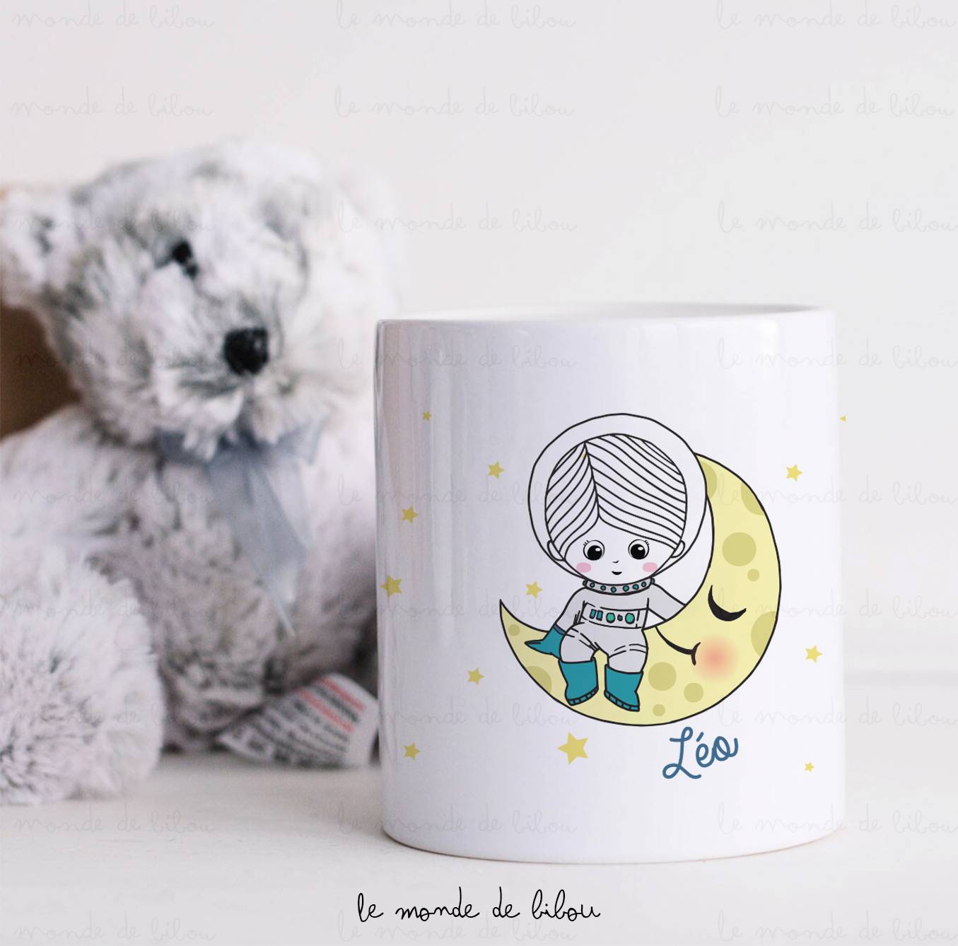 Tirelire personnalisée Cosmonaute