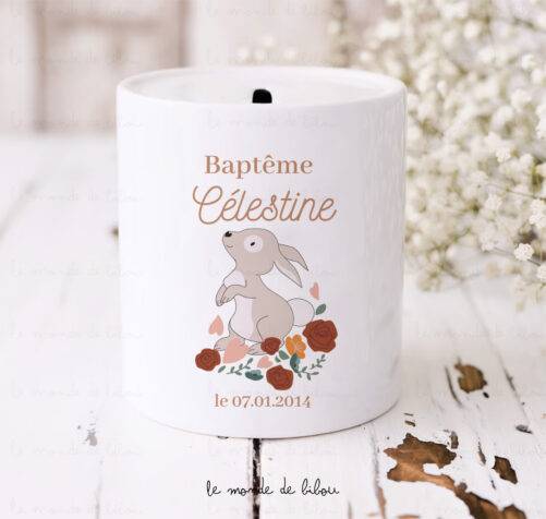 Tirelire souvenir Lapin
