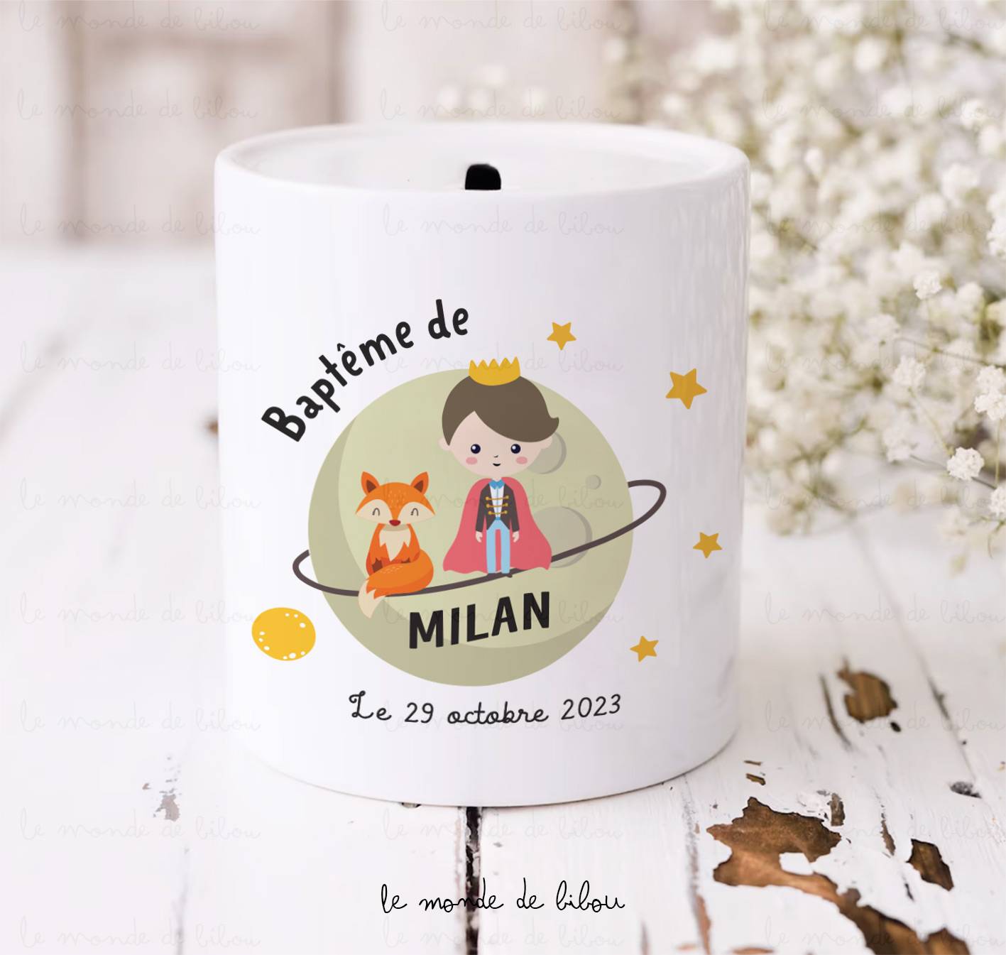 Tirelire souvenir Petit prince