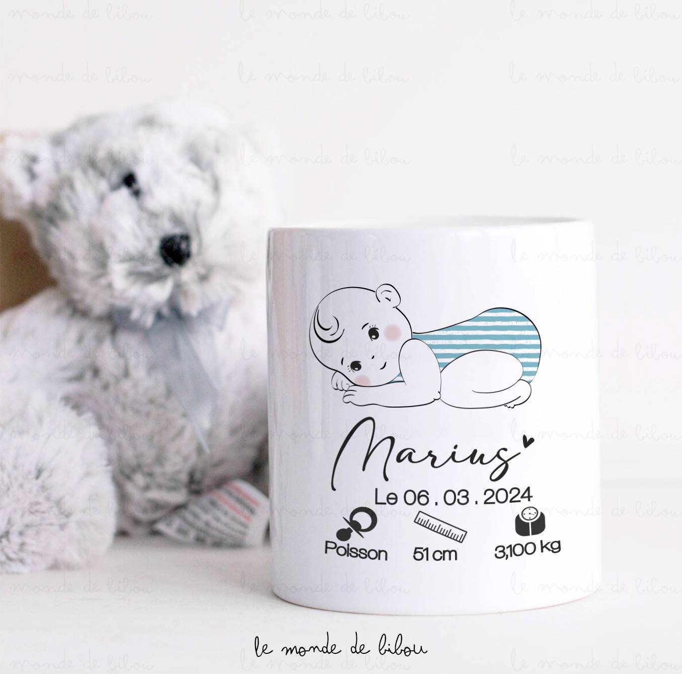 Tirelire souvenir naissance bébé