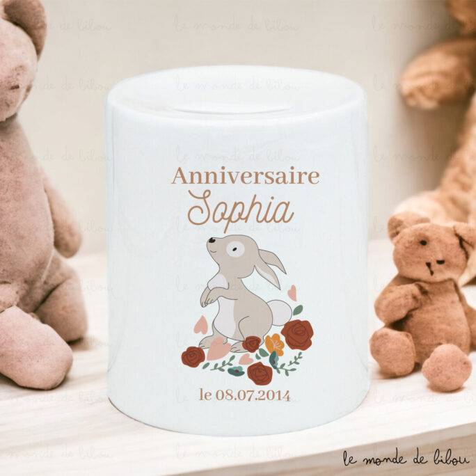 Tirelire souvenir Lapin