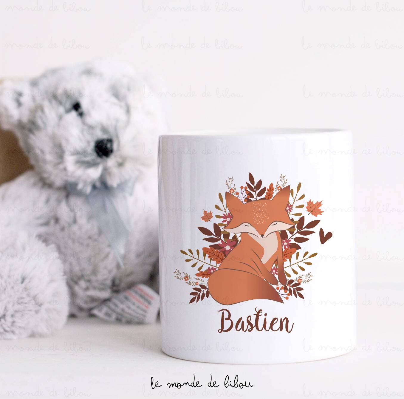 Tirelire personnalisée Renard