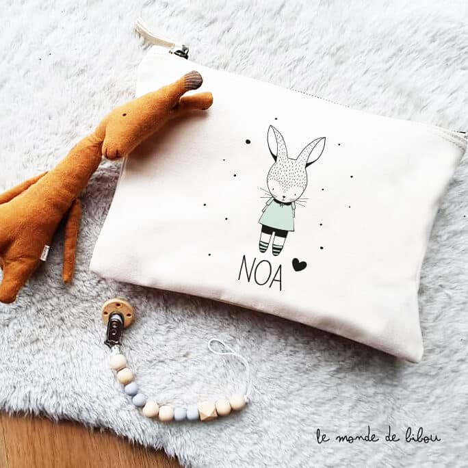 Trousse de toilette Petit lapin garçon